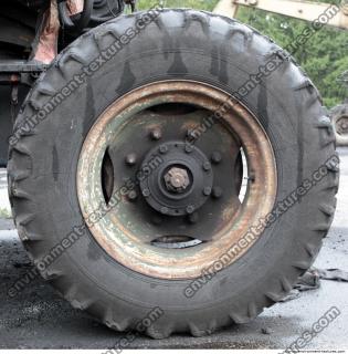 Photo Texture of Excavator Wheel